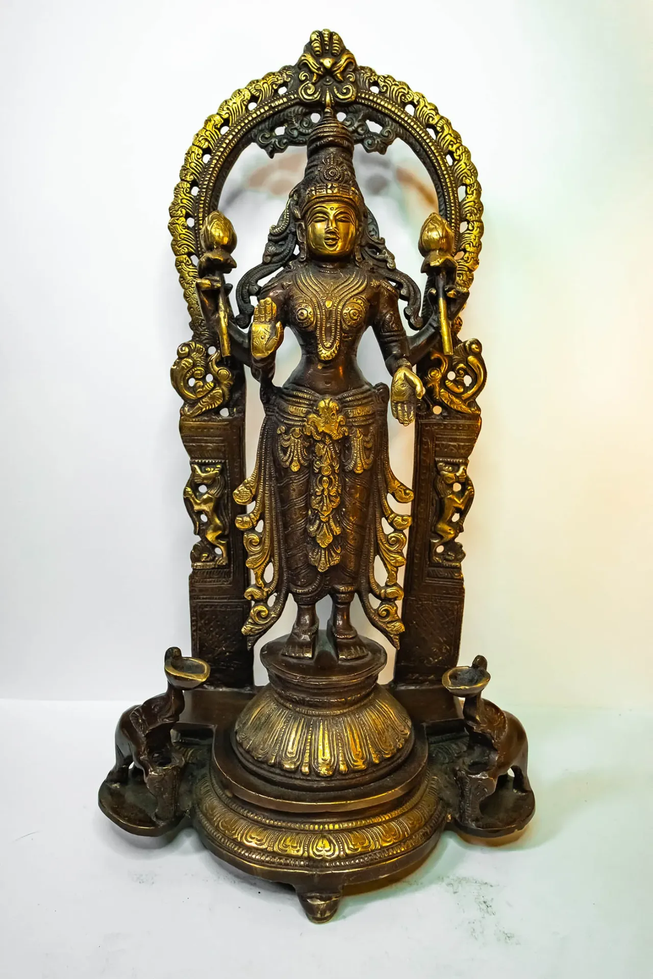 Statue de Lakshmi en Bronze