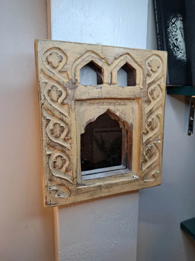 Cadre Miroir Rajasthani Carré