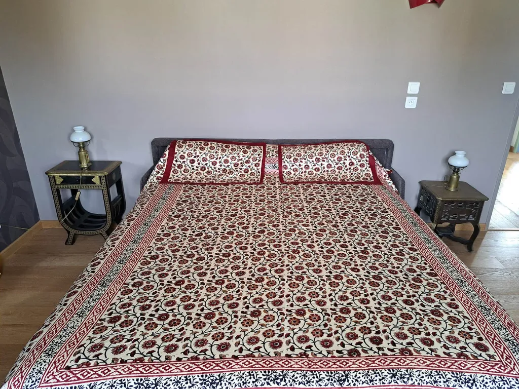 Housse de Couette mélange Coton-Soie