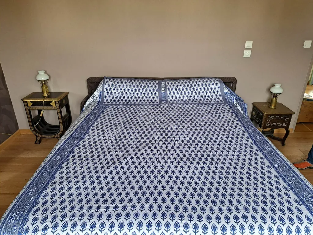 Housse de Couette mélange Coton-Soie