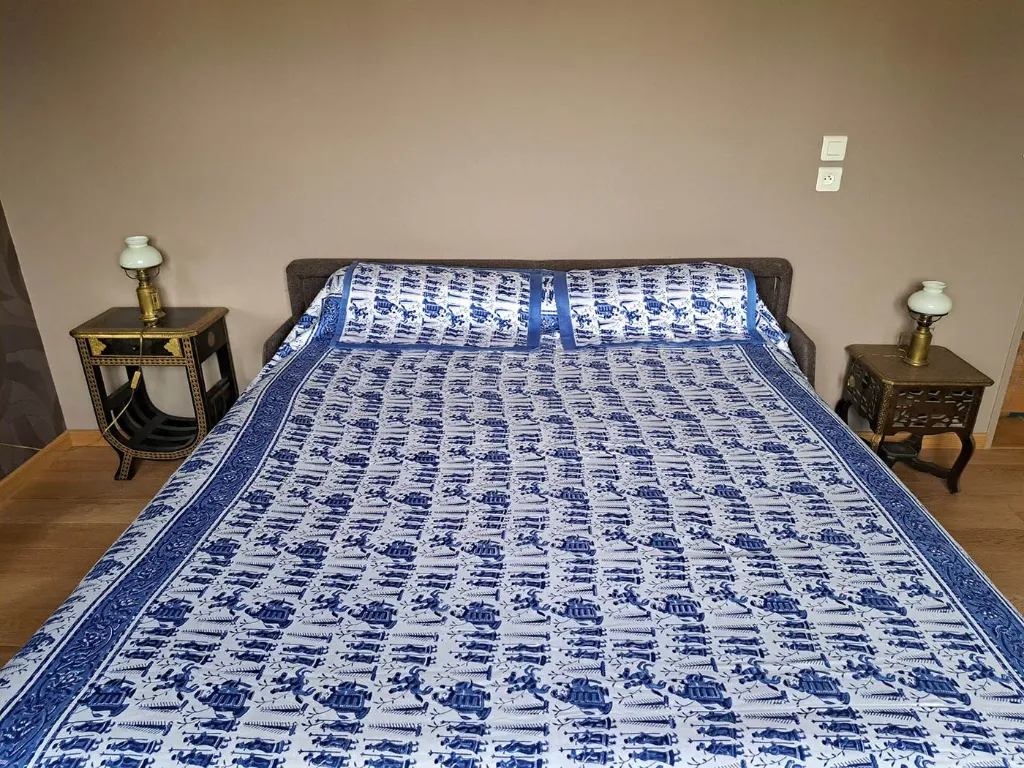 Housse de Couette mélange Coton-Soie