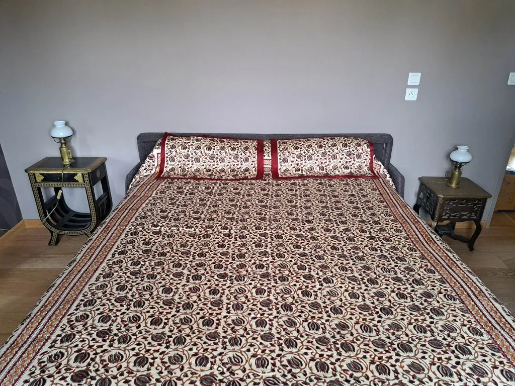 Housse de Couette mélange Coton-Soie