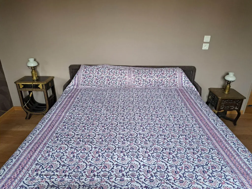 Housse de Couette mélange Coton-Soie