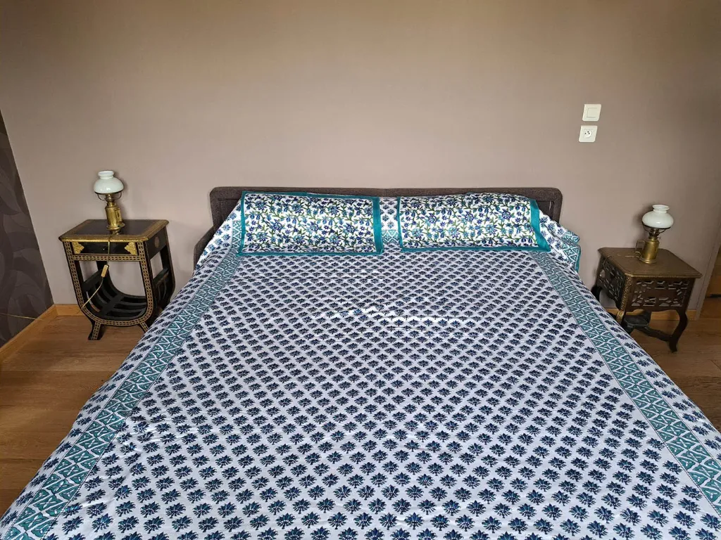 Housse de Couette mélange Coton-Soie